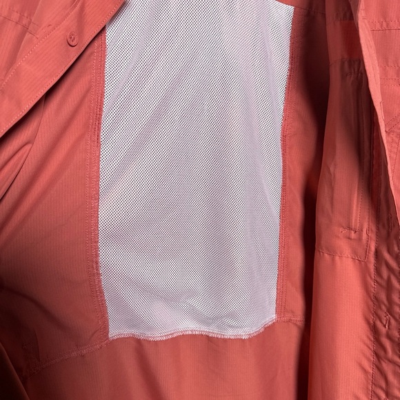 Men's Wrangler Performance X-Large Button Western Long Sleeve Shirt In Salmon - Picture 12 of 16